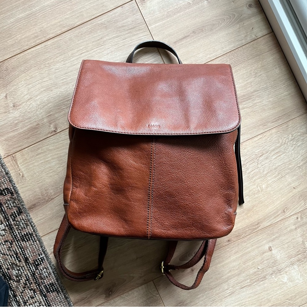 Fossil Leather Claire Backpack